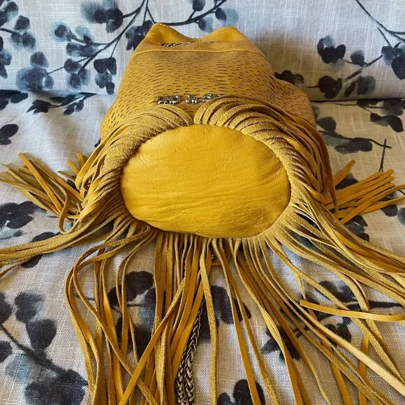 UNO de 50 fringed leather bag - Picture 8 of 15